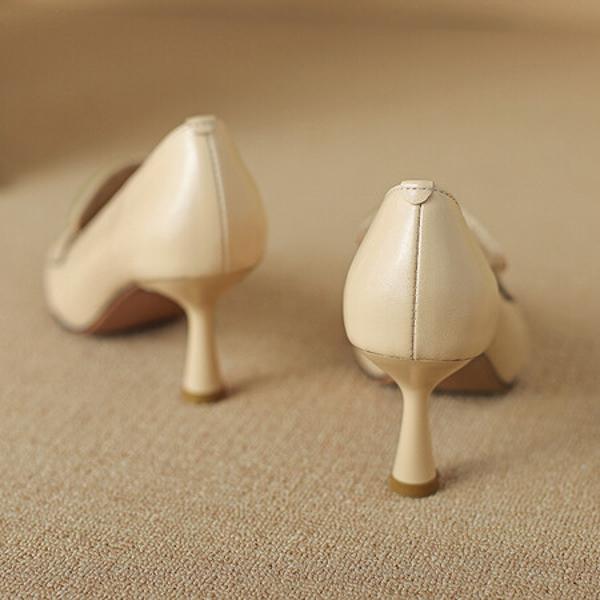 Handcrafted Leather Women's Shoes: Elegant Luxury with Exquisite Quality(Ebaiyilinx45832)