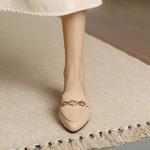 Handcrafted Luxury Leather Women's Shoes for Timeless Elegance(Ebaiyilinx24-13)