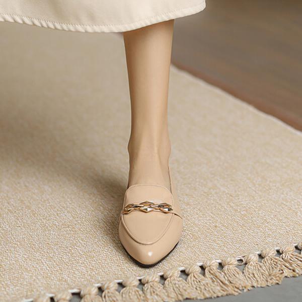 Handcrafted Luxury Leather Women's Shoes for Timeless Elegance(Ebaiyilinx24-13)