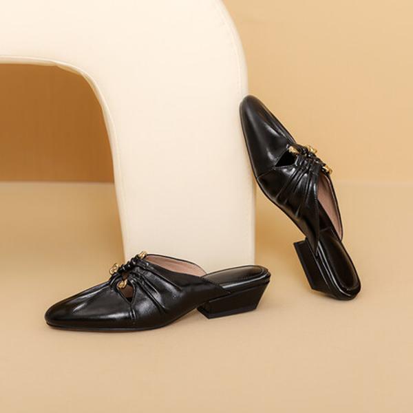 Handcrafted Leather Women's Shoes: Exquisite Artistry, Luxury, and Elegance(Ebaiyilinx24-21)