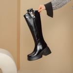 Handcrafted Genuine Leather Women's Shoes: High-end Elegance and Quality(Ebaiyilinx24-48)