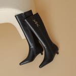 Elegant Handcrafted Leather Women's Shoes - Luxurious Craftsmanship(Ebaiyilinx24-47)