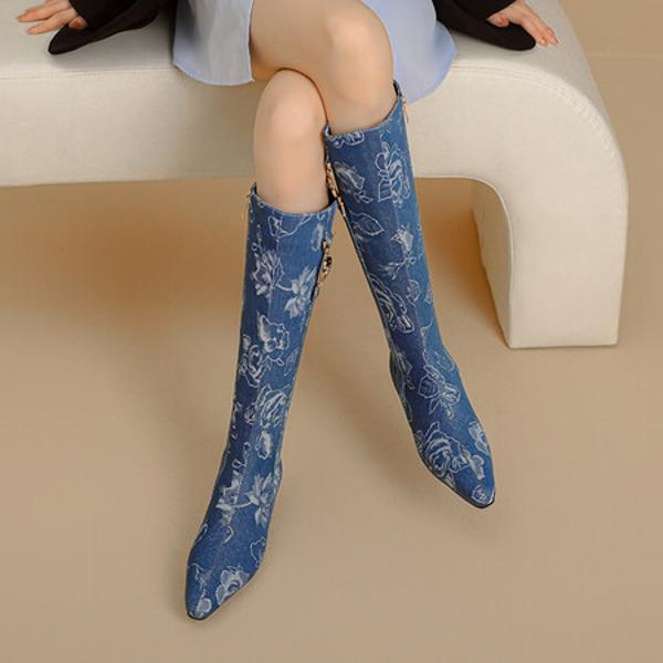 Elegant Handcrafted Leather Women's Shoes - Luxurious Craftsmanship(Ebaiyilinx24-47)