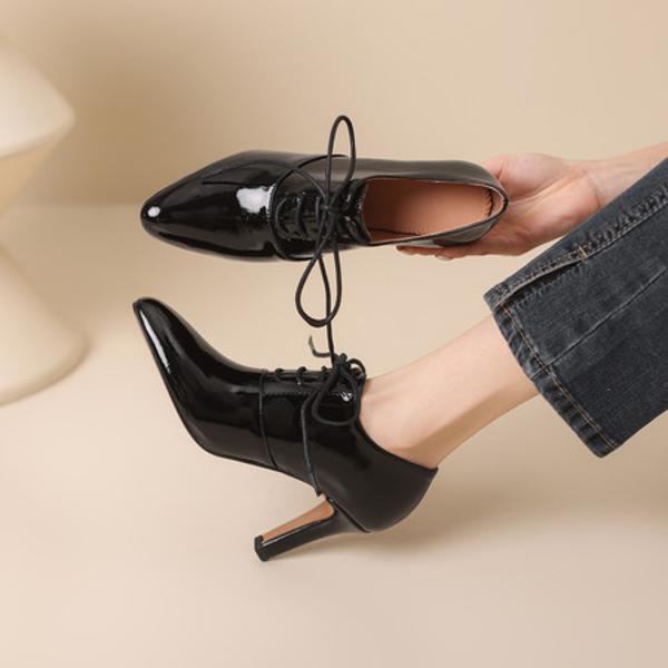 Luxurious Handcrafted Leather Women's Shoes - Elegant Craftsmanship(Ebaiyilinx45802)