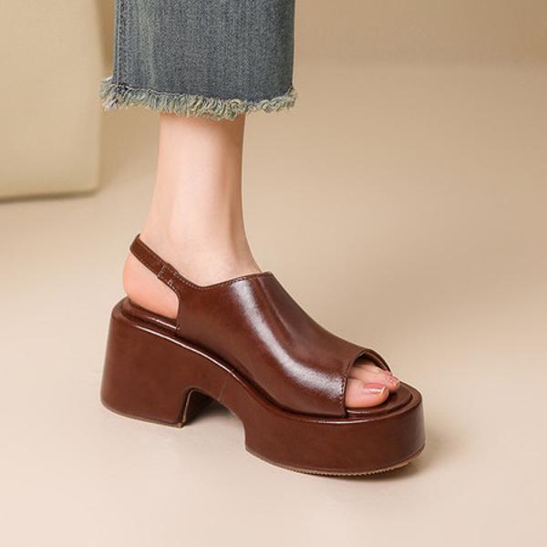 Handcrafted High-End Leather Women's Shoes with Luxurious Elegance(Ebaiyilinx25-48)