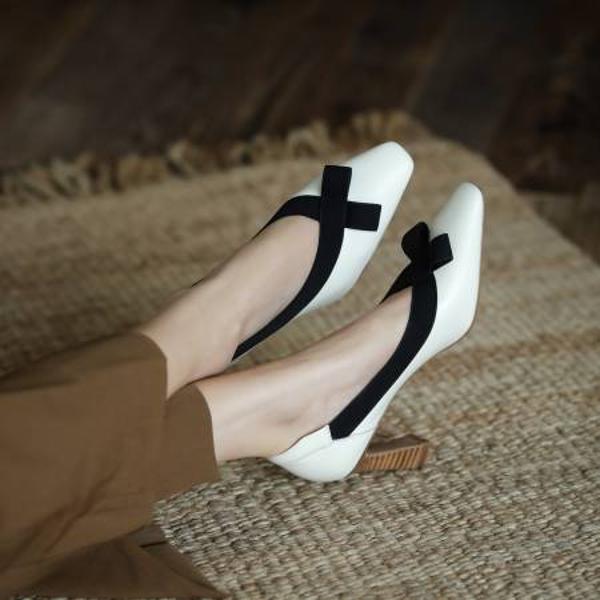 Exquisite Handmade Genuine Leather Women's Shoes: Luxury Craftsmanship and Elegance(Ebuer888b8078)