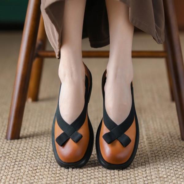 Elegant Handcrafted Leather Women's Shoes - Luxury Quality(Ebuer8888088)