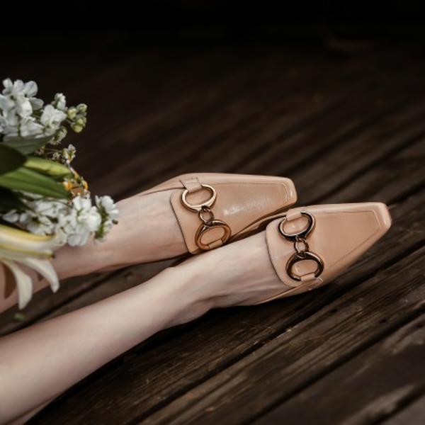 Handcrafted Luxury Leather Women's Shoes - Elegant Craftsmanship(Ebuer8882003)