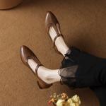 Handcrafted Genuine Leather Women's Shoes: Elegance Redefined(Ebuer888b3031)