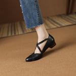 Exquisite Handmade Leather Women's Shoes, Luxurious Craftsmanship(Ebuer888b3026)