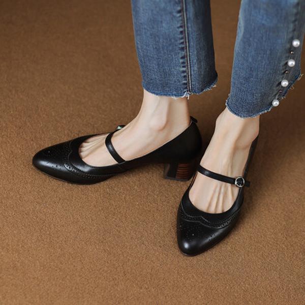 Exquisite Handmade Leather Women's Shoes: Luxury Craftsmanship & Timeless Elegance(Ebuer888b3028)