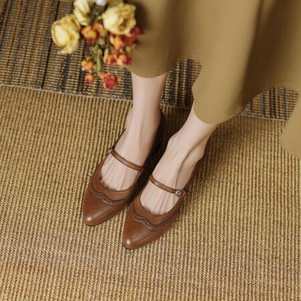 Exquisite Handmade Leather Women's Shoes: Luxury Craftsmanship & Timeless Elegance(Ebuer888b3028)