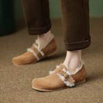 Exquisite Handcrafted Leather Women's Shoes for Luxurious Elegance(Ebuer888b3058)