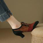 Luxurious Handcrafted Leather Women's Shoes - Elegant Craftsmanship(Ebuer888b-7021)