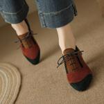 Luxurious Handcrafted Leather Women's Shoes - Elegant Craftsmanship(Ebuer888b-7021)