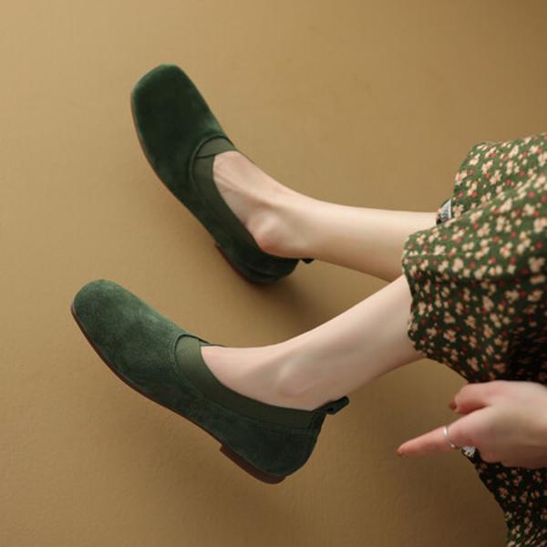 Exquisite Handmade Genuine Leather Women's Shoes: Luxury Meets Elegance(Ebuer888b3074)