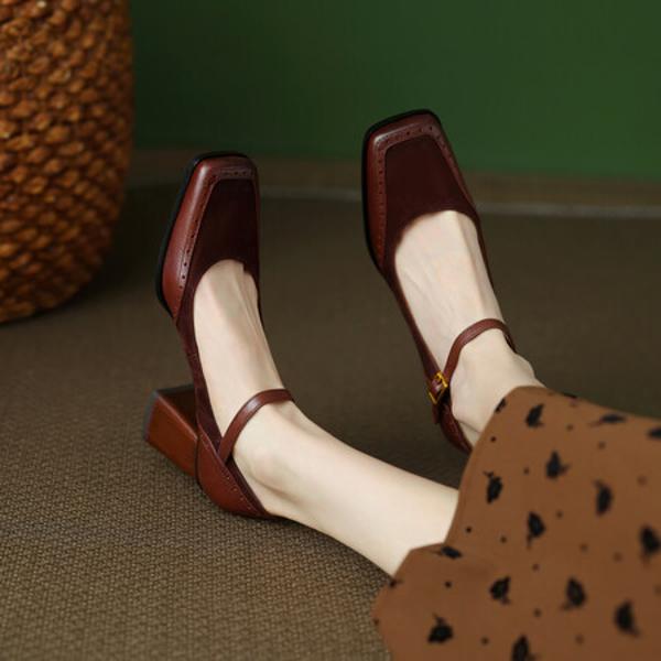 Handcrafted Luxury Leather Women's Shoes: Elegance in Every Detail(Ebuer888b7031)