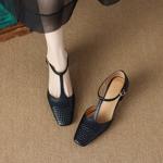 Handcrafted Luxury Leather Women's Shoes - Timeless Elegance(Ebuer888b7050)