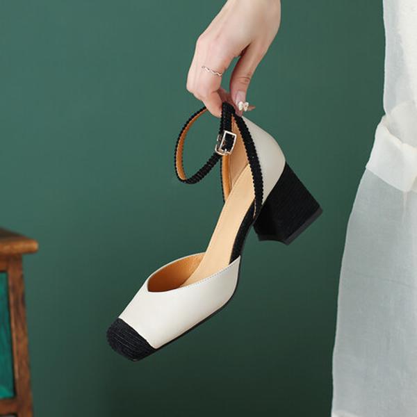 Exquisite Handmade Genuine Leather Women's Shoes: Luxury Craftsmanship, Timeless Elegance(Ebuer888b7038)