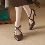 Handcrafted Luxury Leather Women's Shoes - Elegance Redefined(Ebuer888b3091)