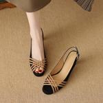 Luxury Genuine Leather Handmade Women's Shoes with Elegant Craftsmanship(Ebuer888b3098-1)