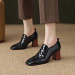 Handcrafted Luxury Leather Women's Shoes - Elegance Redefined(Ebuer888b7069)