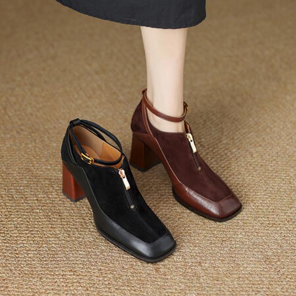 Handcrafted Leather Women's Shoes - Exquisite Craftsmanship for Timeless Elegance(Ebuer888b7074)