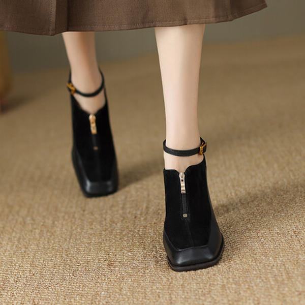 Handcrafted Leather Women's Shoes - Exquisite Craftsmanship for Timeless Elegance(Ebuer888b7074)