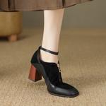 Handcrafted Leather Women's Shoes - Exquisite Craftsmanship for Timeless Elegance(Ebuer888b7074)