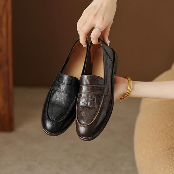 Handcrafted Leather Women's Shoes: Luxurious Elegance(Ebuer888b3108)