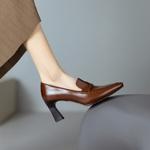 Handcrafted Luxurious Leather Women's Shoes, Elegantly Made(Ebuer888b7133)