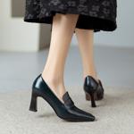 Handcrafted Luxurious Leather Women's Shoes, Elegantly Made(Ebuer888b7133)