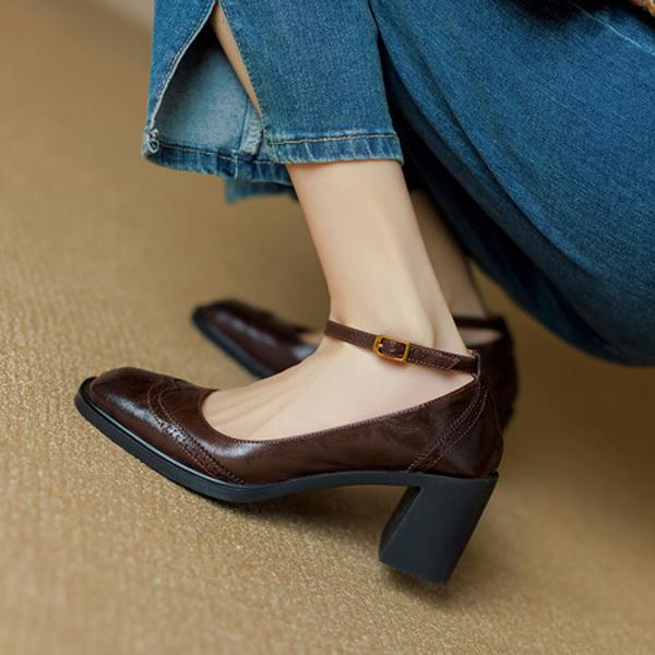 Luxurious Handcrafted Leather Women's Shoes: Elegant Quality Craftsmanship(Ebuer888b3148)