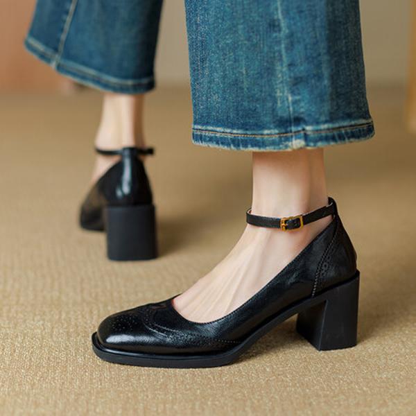 Luxurious Handcrafted Leather Women's Shoes: Elegant Quality Craftsmanship(Ebuer888b3148)