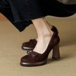 Exquisite Handmade Leather Women's Shoes: Elegance in Every Stitch(Ebuer888b7154)