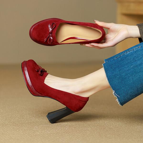 Exquisite Handmade Leather Women's Shoes: Elegance in Every Stitch(Ebuer888b7154)