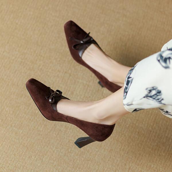 Handcrafted Luxury Leather Women's Shoes: Elegance in Every Stitch(Ebuer888b7159)