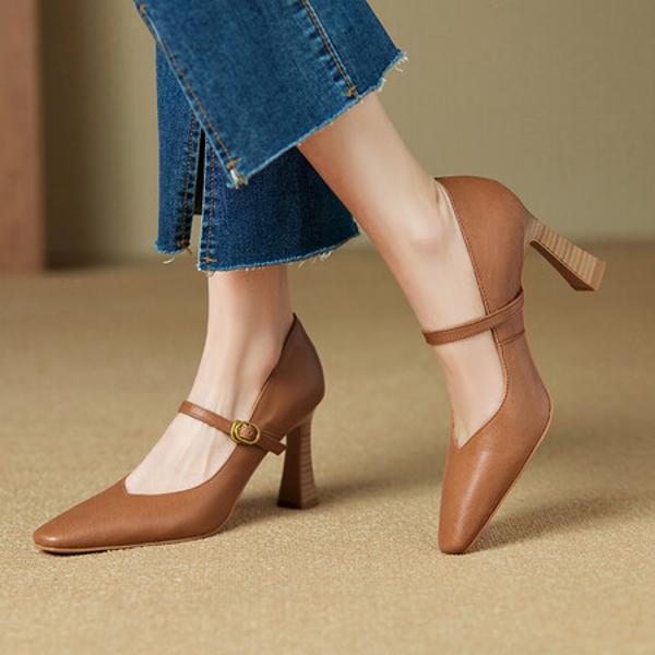 Exquisite Handcrafted Leather Shoes for Elegant Women(Ebuer888b7131-2)