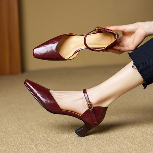 Handcrafted Leather Elegance: Luxury Women's Shoes(Ebuer888b7167)