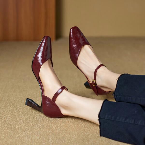 Luxury Handmade Genuine Leather Women's Shoes - Elegance Crafted(Ebuer888b7166)