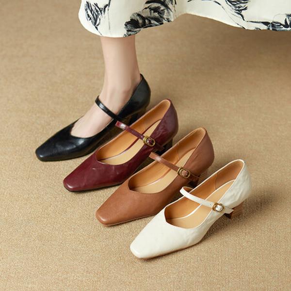 Luxury Handcrafted Leather Women's Shoes: Elegance in Every Stitch(Ebuer888b7161)