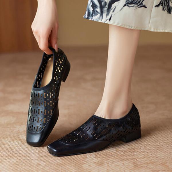 Exquisite Handmade Leather Shoes for Elegant Women(Ebuer888b7178)