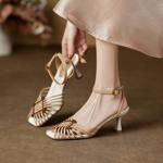 Handcrafted Genuine Leather Women's Shoes: Elegant Luxury Quality(Ebuer888b7217)