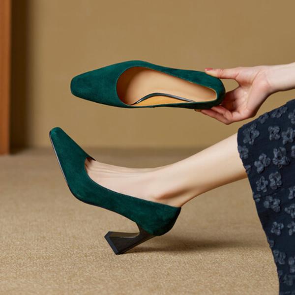 Handcrafted Genuine Leather Women's Shoes: Luxurious Elegance and Quality(Ebuer888b7218)