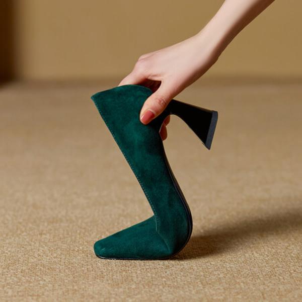 Handcrafted Genuine Leather Women's Shoes: Luxurious Elegance and Quality(Ebuer888b7218)