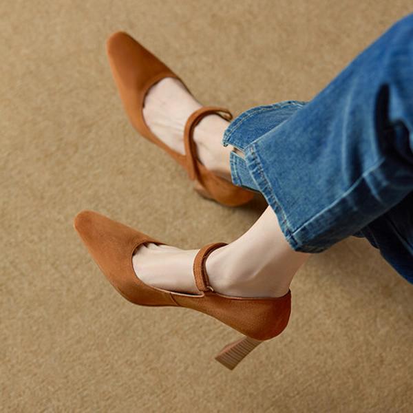 Handcrafted Luxury Leather Women's Shoes: Elegant Quality with Exquisite Craftsmanship(Ebuer888b7227)