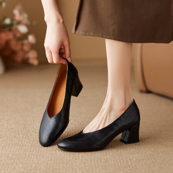Handcrafted Luxury Leather Women's Shoes: Elegance Meets Exquisite Craftsmanship(Ebuer888b7230)