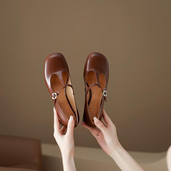 Handcrafted Luxury Leather Woman's Shoes(Ebuer888b9016)