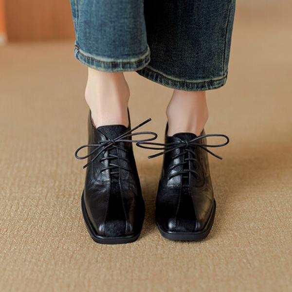 Luxurious Handmade Leather Women's Shoes: Exquisite Craftsmanship & Elegance(Ebuer888b3145)