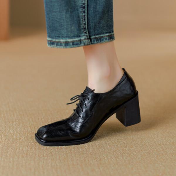 Luxurious Handmade Leather Women's Shoes: Exquisite Craftsmanship & Elegance(Ebuer888b3145)